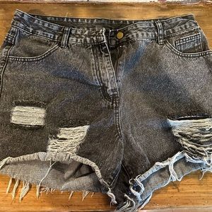 Size 1xl Shein denim shorts